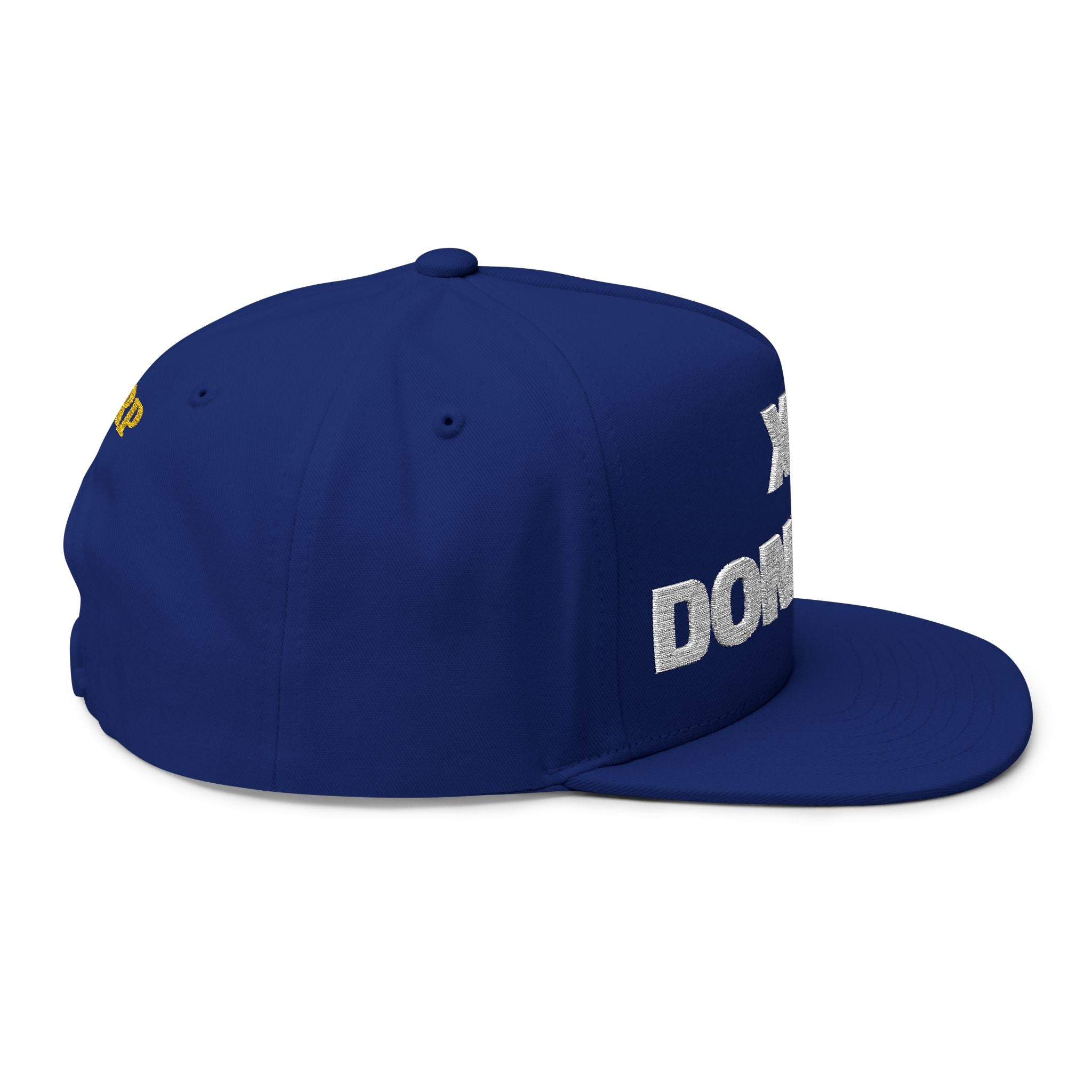 XY DON'T LIE Embroidered Flat Bill Cap