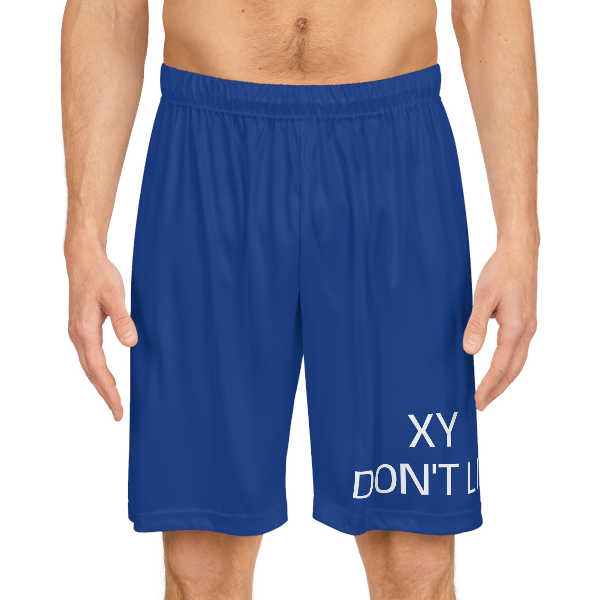 Basketball Shorts — 'XY Don't Lie' Athletic Mesh Shorts